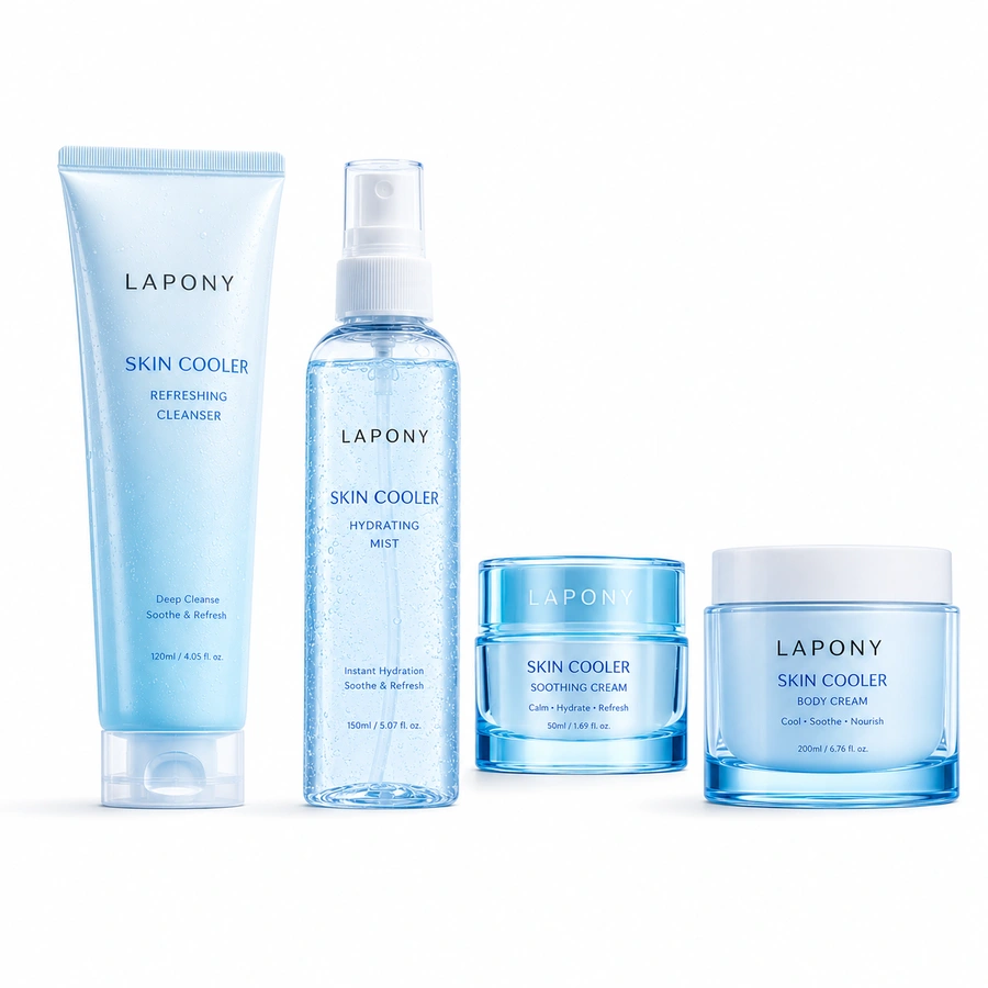 Private Label Skin Cooler Face & Body Care Set